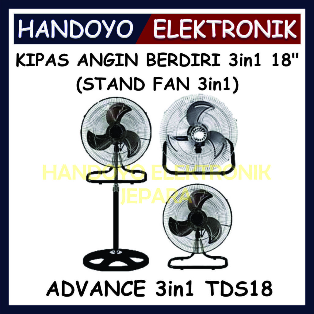 Kipas Advance 3in1 18" TDS 18