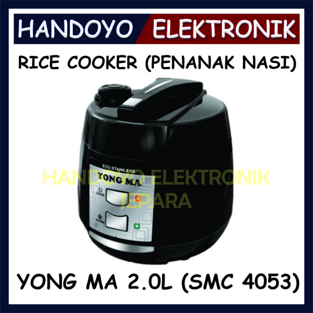 Rice Cooker Yong Ma SMC 4053 Stainless 2L