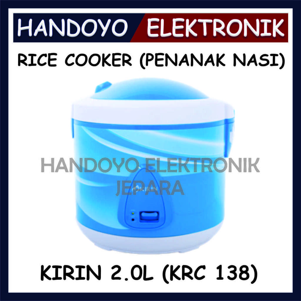 Rice Cooker Kirin KRC 138 2L