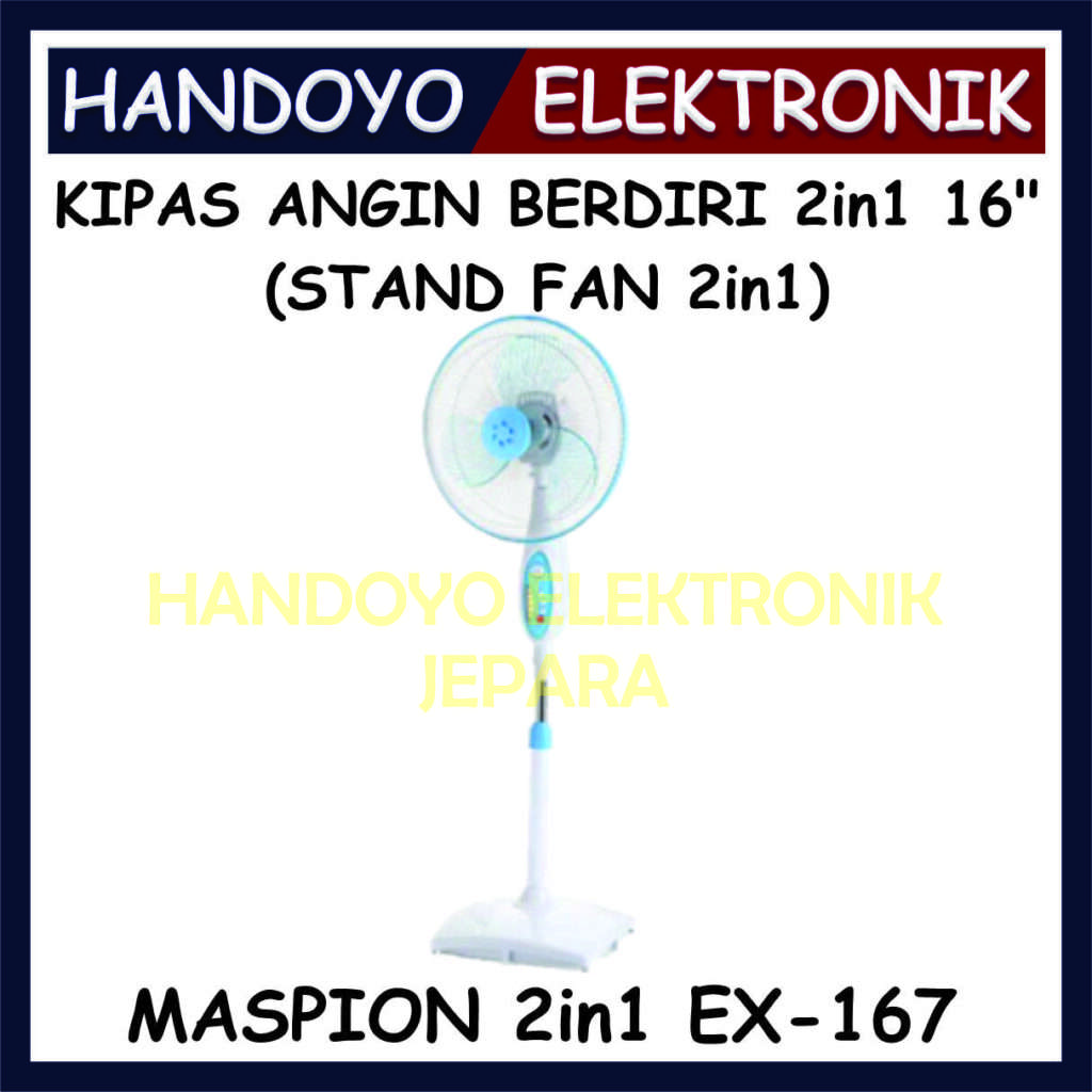 Kipas Maspion Stand Fan EX 167