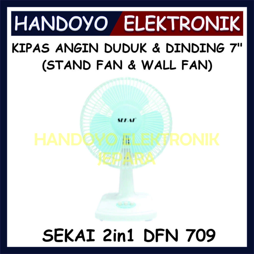 Kipas Sekai 2in1 Desk Fan DFN 709