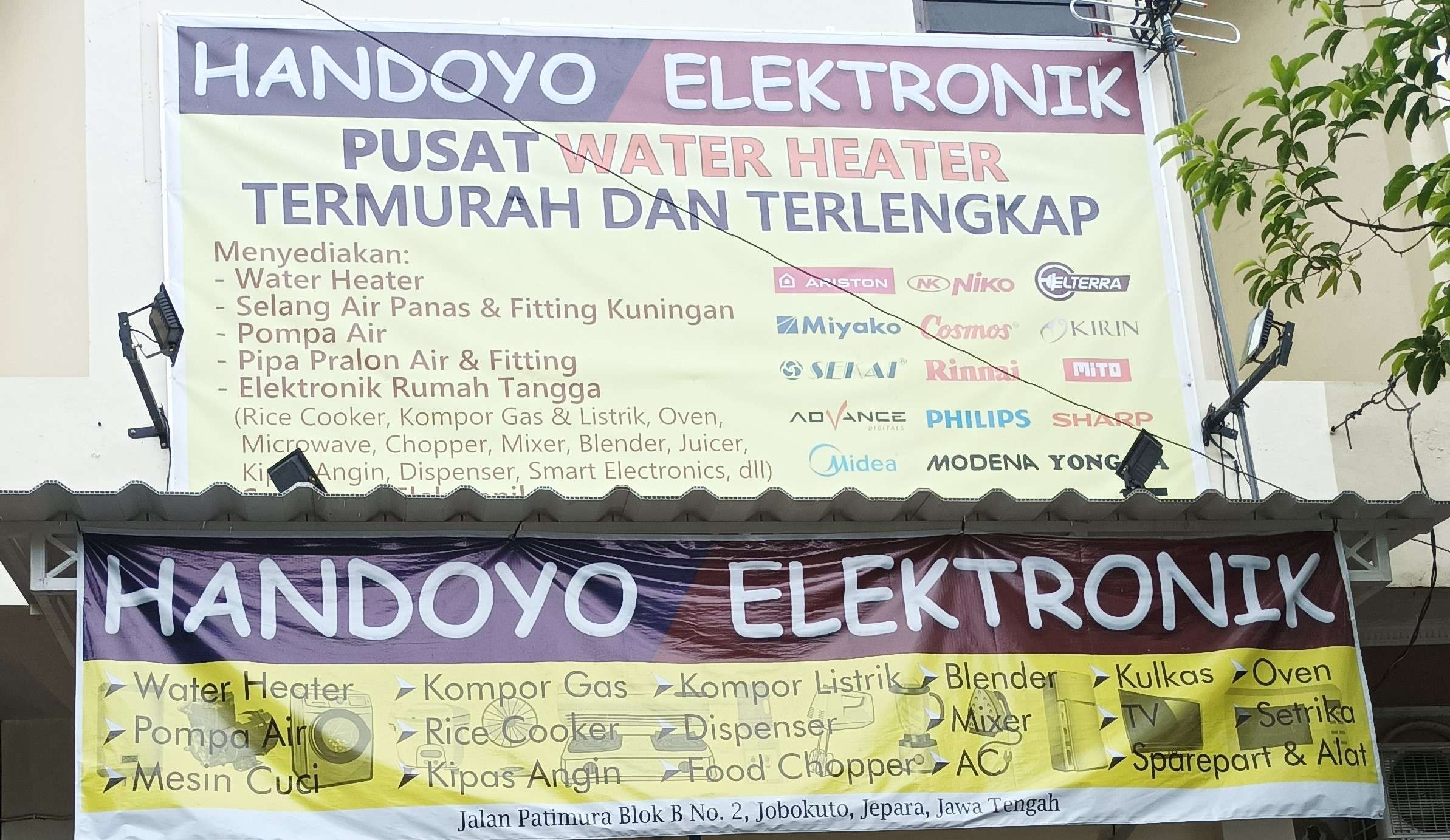 Foto Depan Toko Handoyo Elektronik Jepara